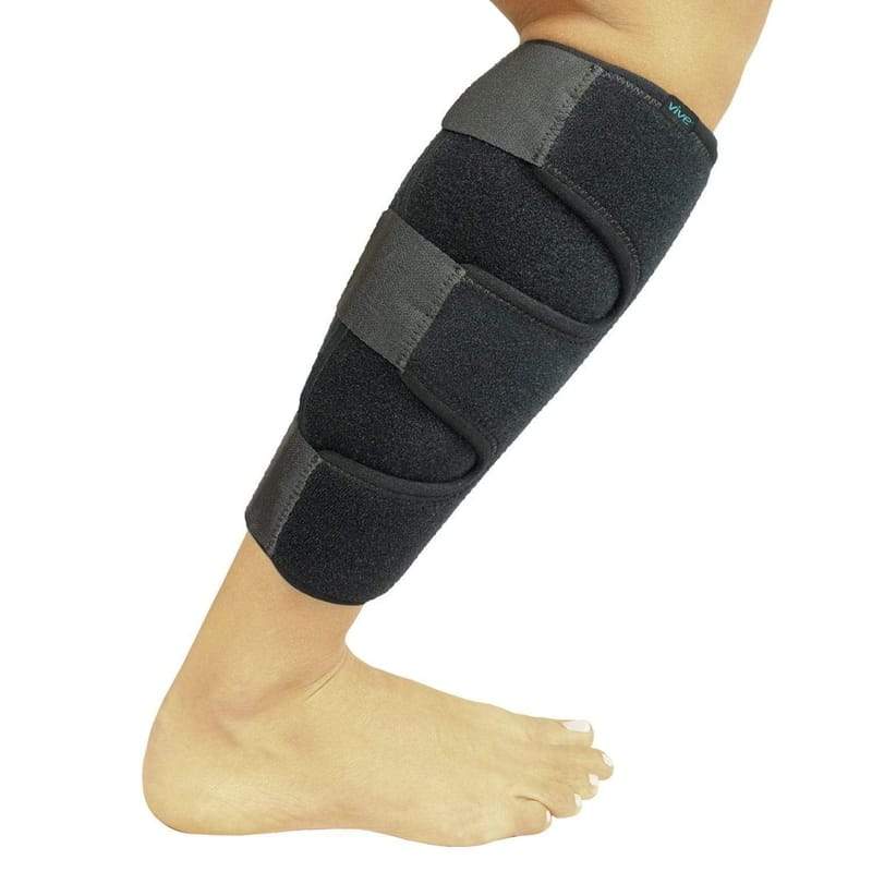 Calf Brace for Torn Calf Muscle and Shin Splint Relief - Calf Compression  Sleeve for Strain, Tear, Lower Leg Injury - Runners Neoprene Splints Wrap