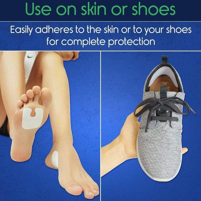 Use on Skin Or Shoes Easily adheres to the skin or to your shoes for complete protection