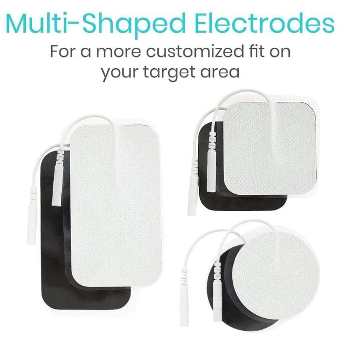 Multi-Shaped Electrodes for a more customized fit on  your target area