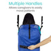 Multiple Handles allows caregivers to easily move patients