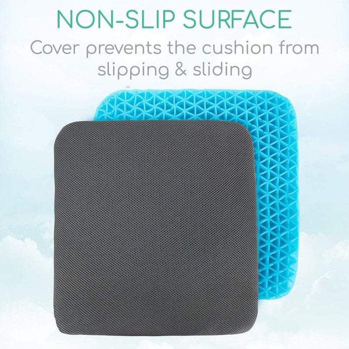 Non Slip Surface, Cover prevents the cushion from slipping & sliding 