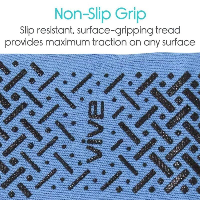 Non-Slip Grip, Slip resistant, surface-gripping tread provides maximum traction on any surface