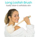 Long Loofah Brush, Easily exfoliate and clean skin