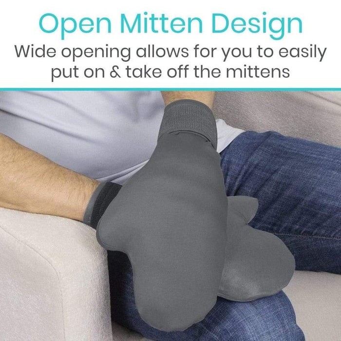 Open Mitten Design, Wide opening allows for you to easily put on 7 take off the mittens