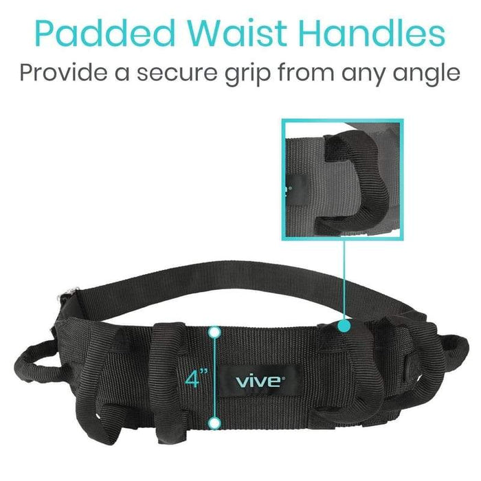 Padded Waist Handles Provide a secure grip from any angle