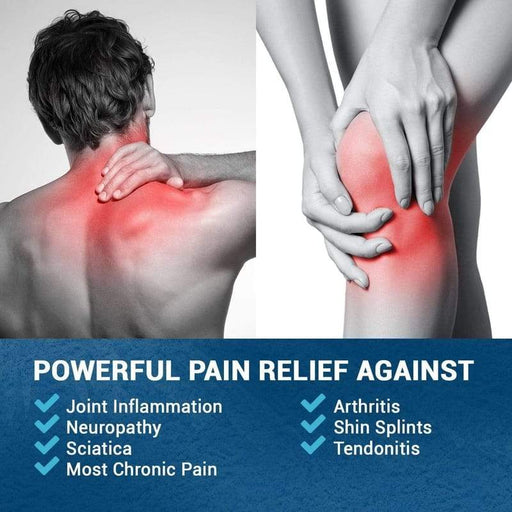 Powerful Pain Relief Against: Joint Inflammation, Neuropathy, Sciatica, Most Chronic Pain, Arthritis, Shin Splints, Tendonitis