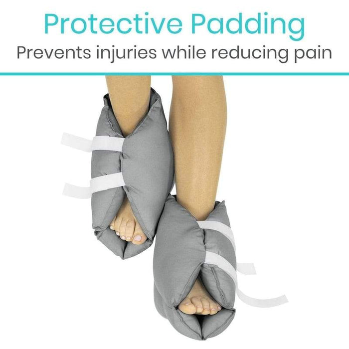 Protective padding. Prevents Ijuries while reducing pain