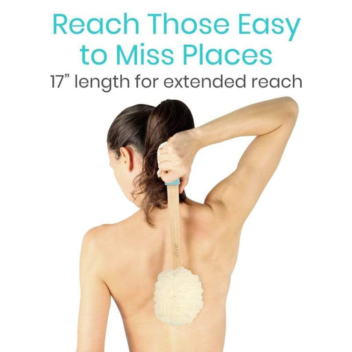 Reach Those Easy to Miss Places 17" length fro extended reach