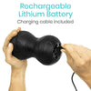 Rechargeable lithium battery. Charging cable cable included.