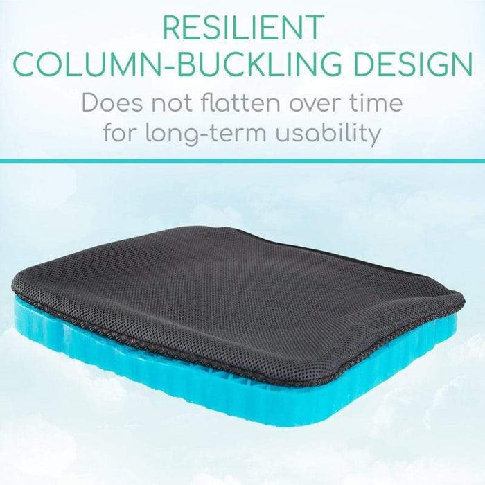 Resilient Column-Buckling Design, Does not flatten over time for long-term usability 