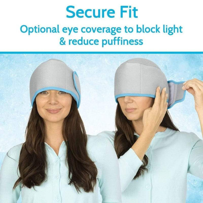 Secure Fit Optional eye coverage to block light & reduce puffiness