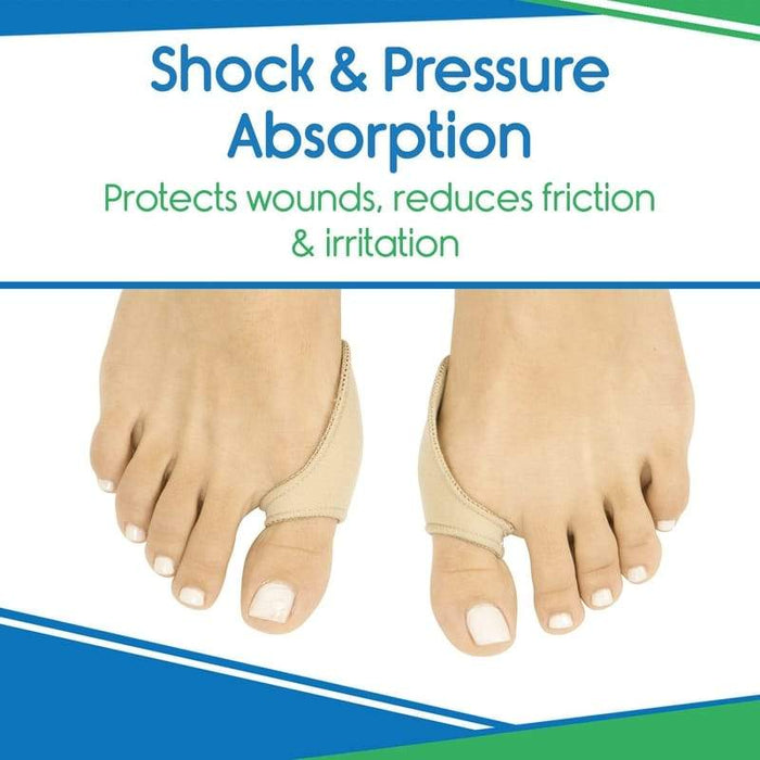 Shock & Pressure Absorption. Protects wounds, reduces friction & irritation 