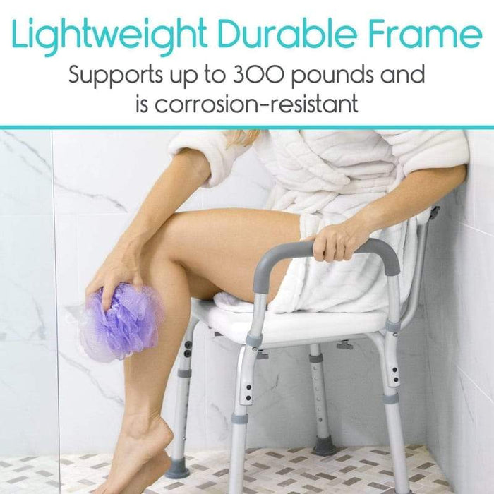 Lightweight Durable Frame Supports up to 300 pounds and is corroison-resistant