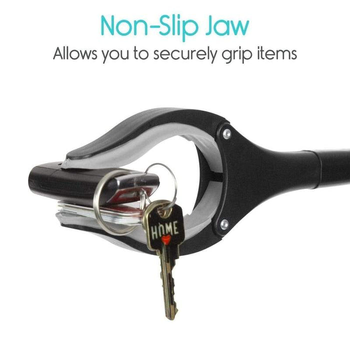 Non-slip jaw. Allows you to securely grip items.