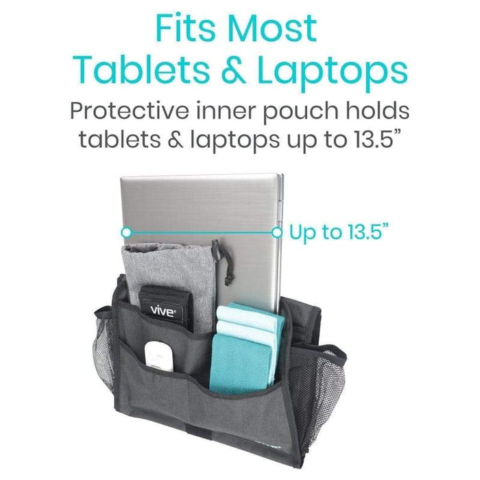 Fits Most Tablets & Laptops. Protective inner pouch holds tablets & laptops up to 13.5"