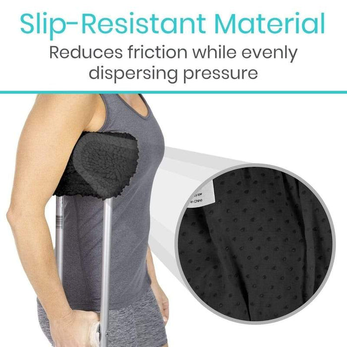 Slip-resistant material that reduces friction while evenly dispersing pressure.