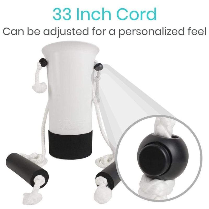 33 Inch Cord Can be adjusted for a personalized feel