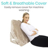 Soft &  Breathable Cover, Easily remove cover for machine washing