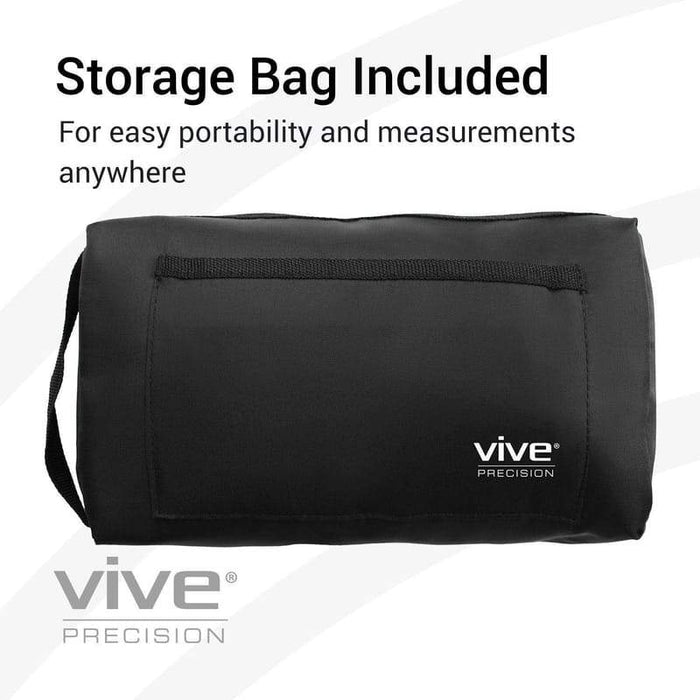 storage bag included for easy portability and measurements anywhere