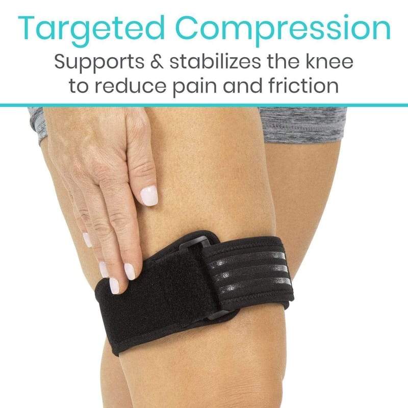 Crosstrap IT Band Strap (Small) 1 Pack, Iliotibial Pain Relief ITB Syndrome  Stabilizer Compression Support Brace Inflammation Hiking, Soccer