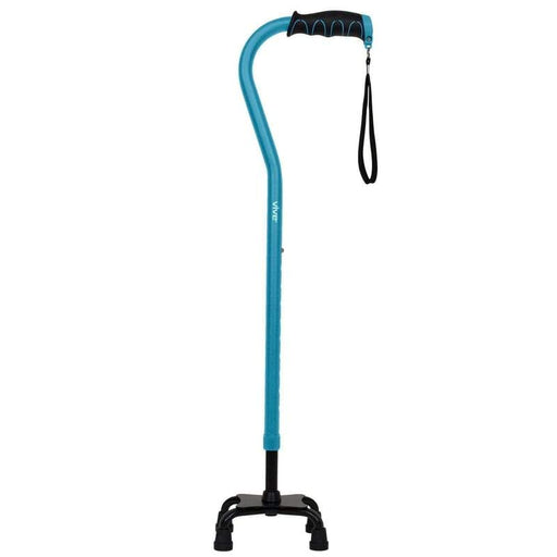 Teal Quad Cane