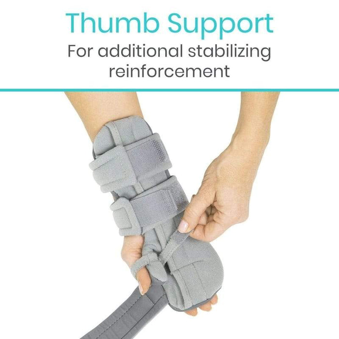 Thumb Support For additional stabilizing reinforcement