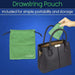 Drawstring Pouch Included for simple portability and storage