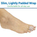 Slim, Lightly Padded Wrap. Comfortable for all day use