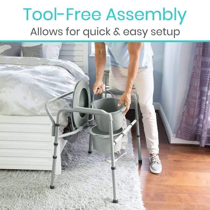 Tool-free Assembly Allows for quick and easy setup