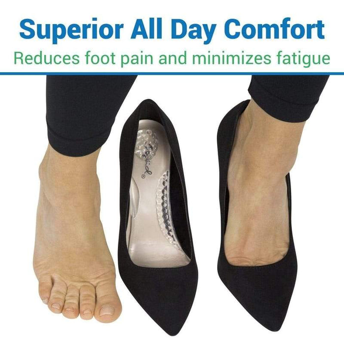 Superior All Day Comfort. Reduces foot pain and minimizes fatigue