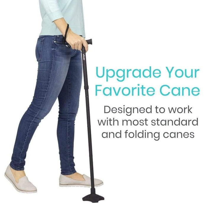 Upgrade Your Favorite Cane Designed to work with most standard and folding canes