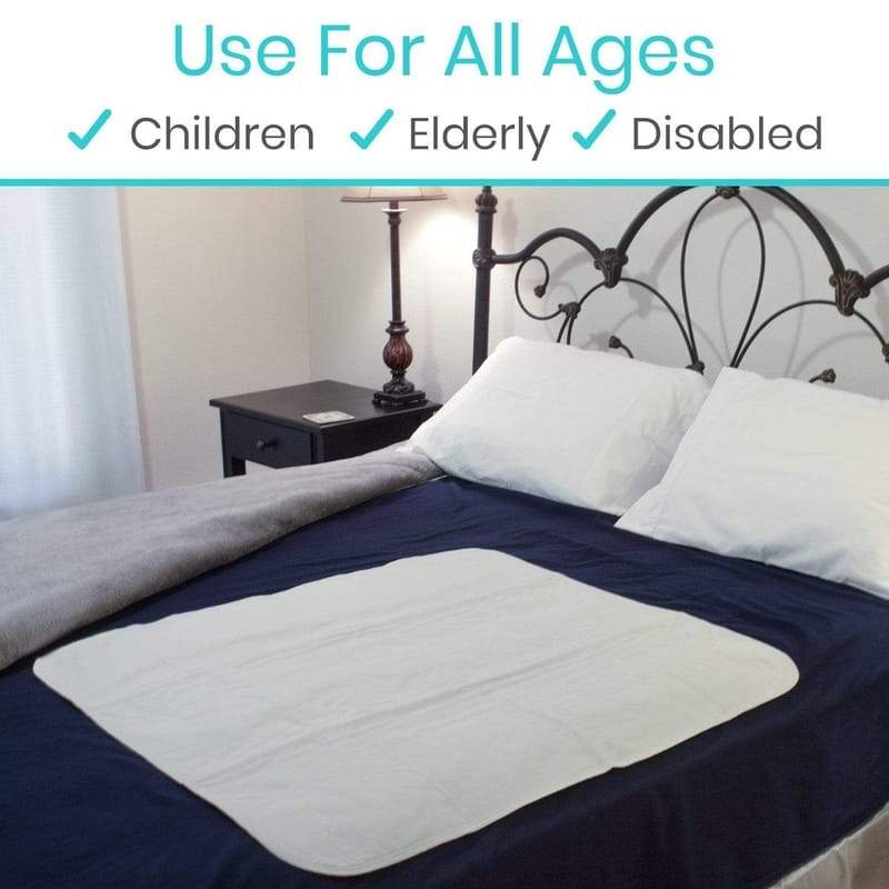 Inspire Washable and Reusable Incontinence Bed Pads