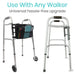 Use with any walker universal hassle-free upgrade