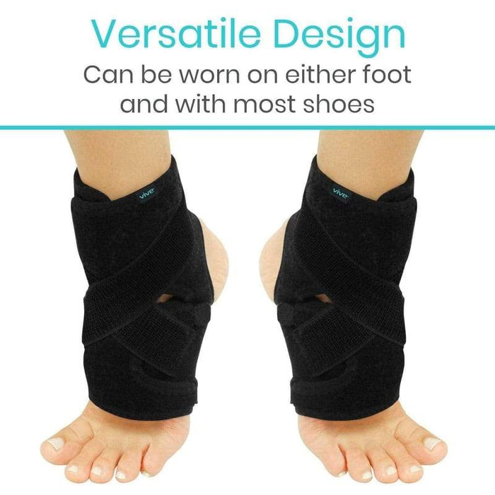 Versatile Design Can be worn on either foot and with most shoes