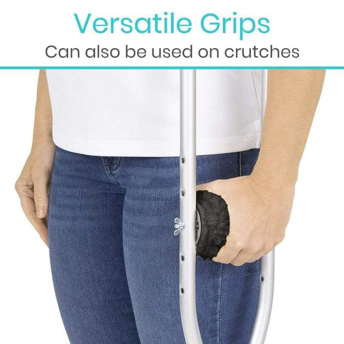 Versatile Grips Can also be used on crutches