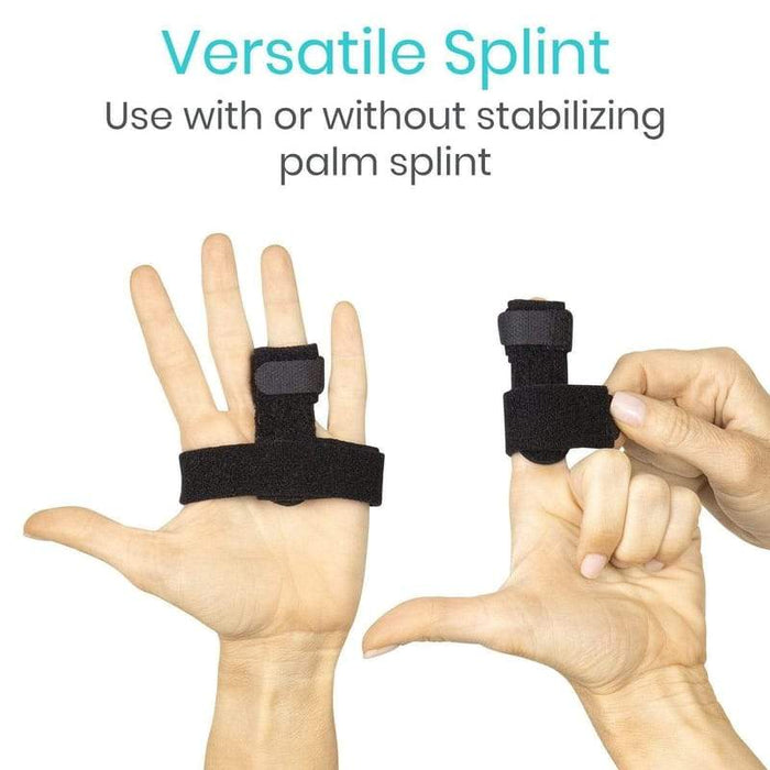 Versatile splint, Use without or without stabilizing palm splint