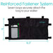 Reinforced Fastener System. Seven loops securely attach the bag to your walker