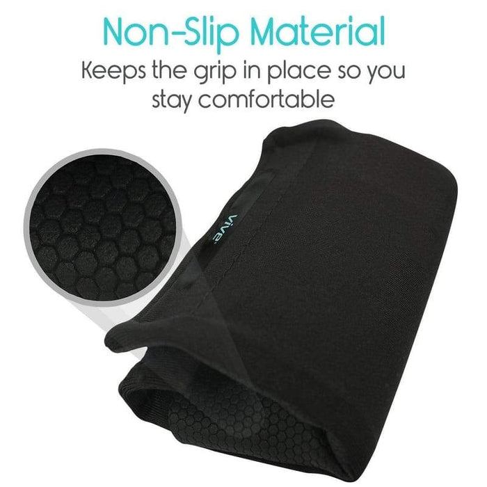 Non-Slip Material Keeps the grip in place so you stay comfortable