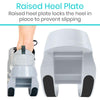 raised heel plate