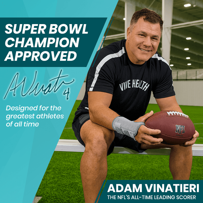 approved by super bowl champion adam vinatieri