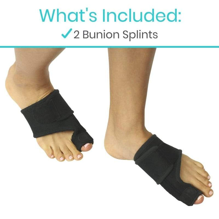 Includes two bunion splints