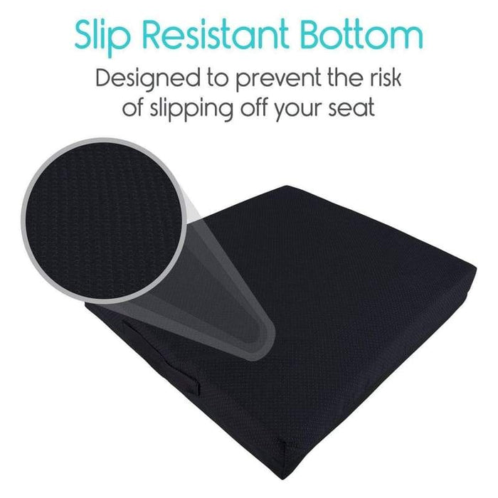 Slip Resistant Bottom designed to prevent the risk of slipping off your seat