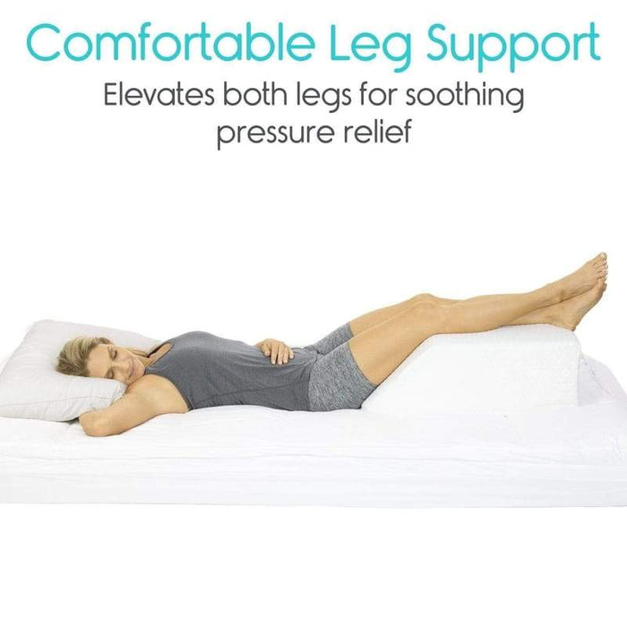 Comfortable Leg Support elevates both legs for soothing pressure relief