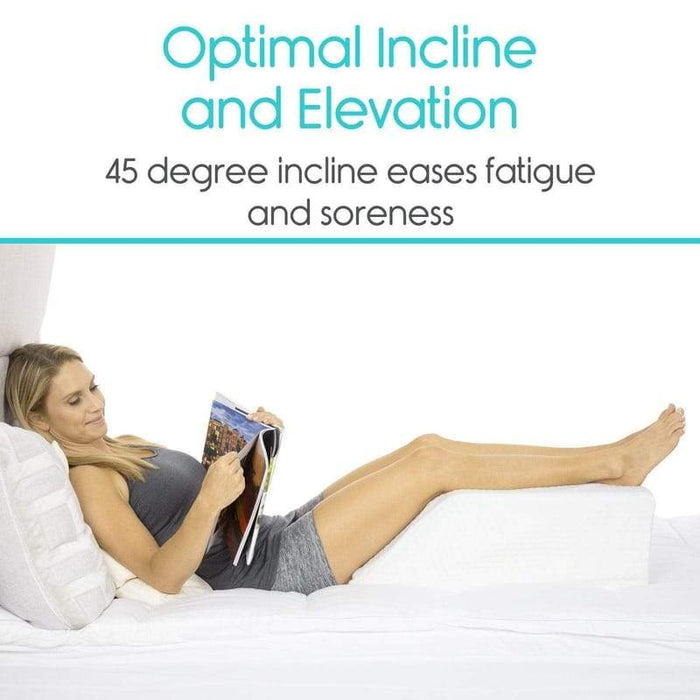 Optimal Incline and Elevation 45 degree incline eases fatigue and soreness