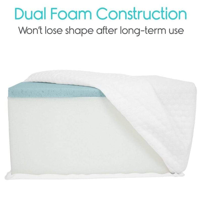 Dual Foam Construction won't lose shape after long term use