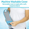 Machine washable cover. Removable cover is made with a soft neoprene blend